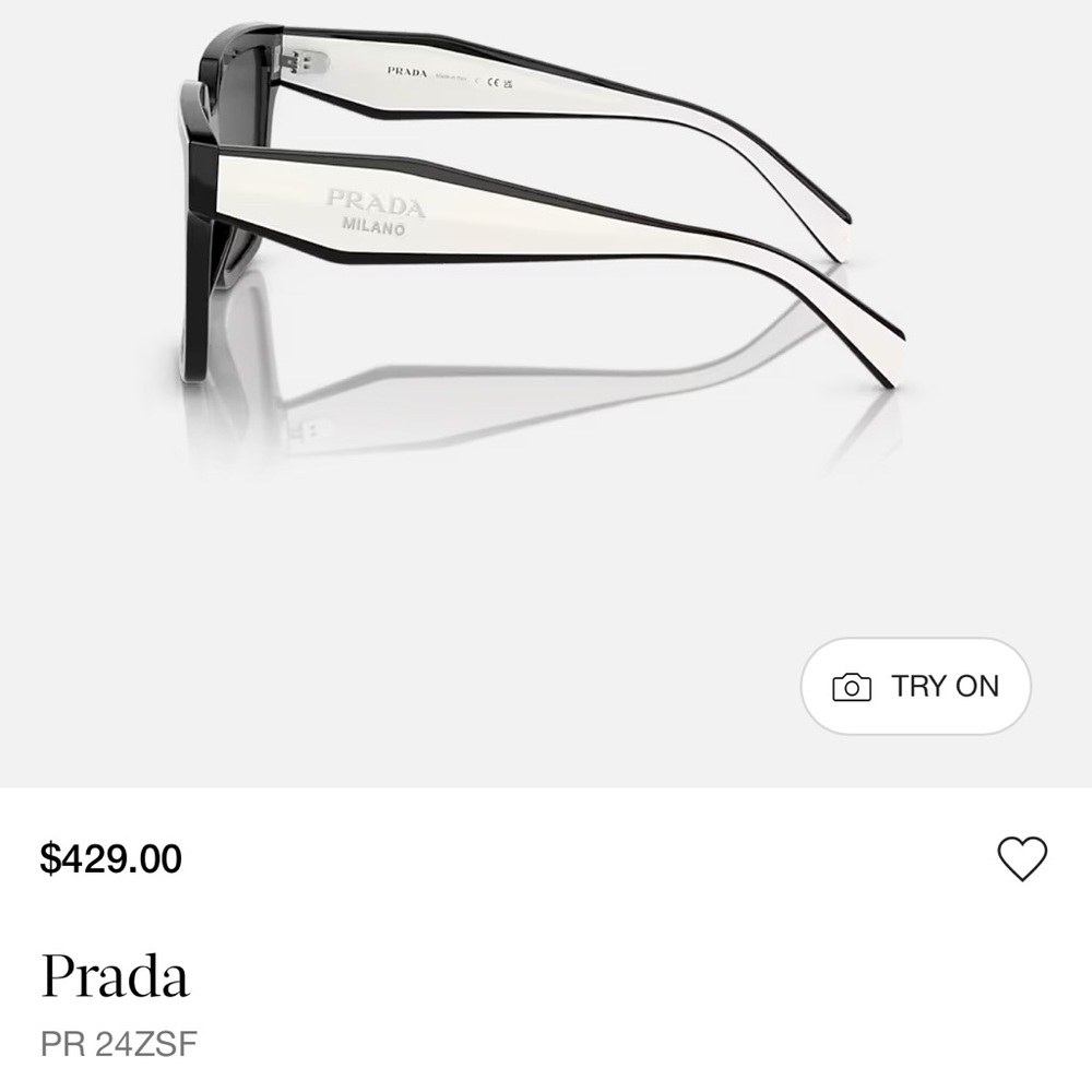 Prada Black Sunglasses for women - Picture 3 of 11